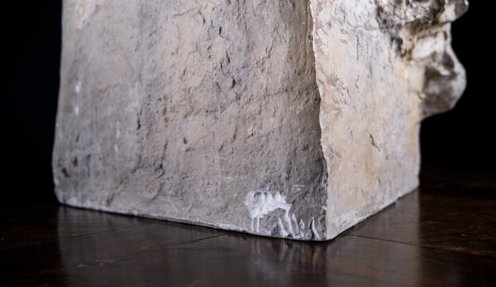 Gustave Van den Meersche (1891-1970) - 'The Blind', Dated 1915. Plaster Sculpture.  View XVIII