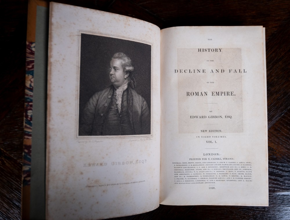 1838 Decline And Fall Of The Roman Empire by Edward Gibbon. 8 Vols. Book Set. View VII