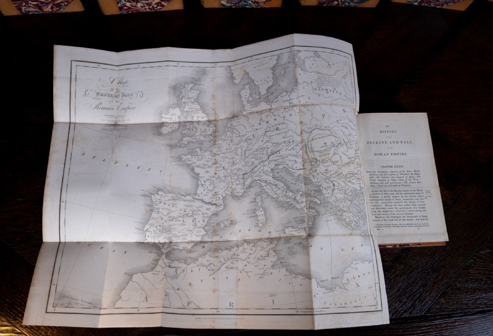 1838 Decline And Fall Of The Roman Empire by Edward Gibbon. 8 Vols. Book Set. View XII