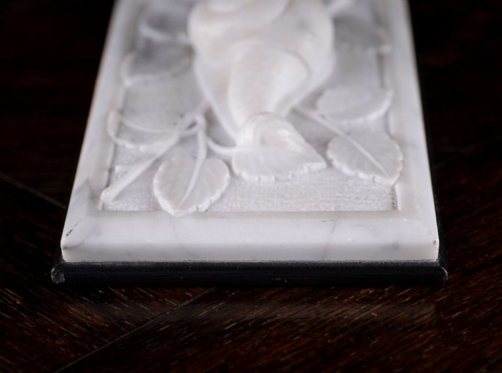 Large 19th Century Marble & Slate Snail Paperweight View VIII