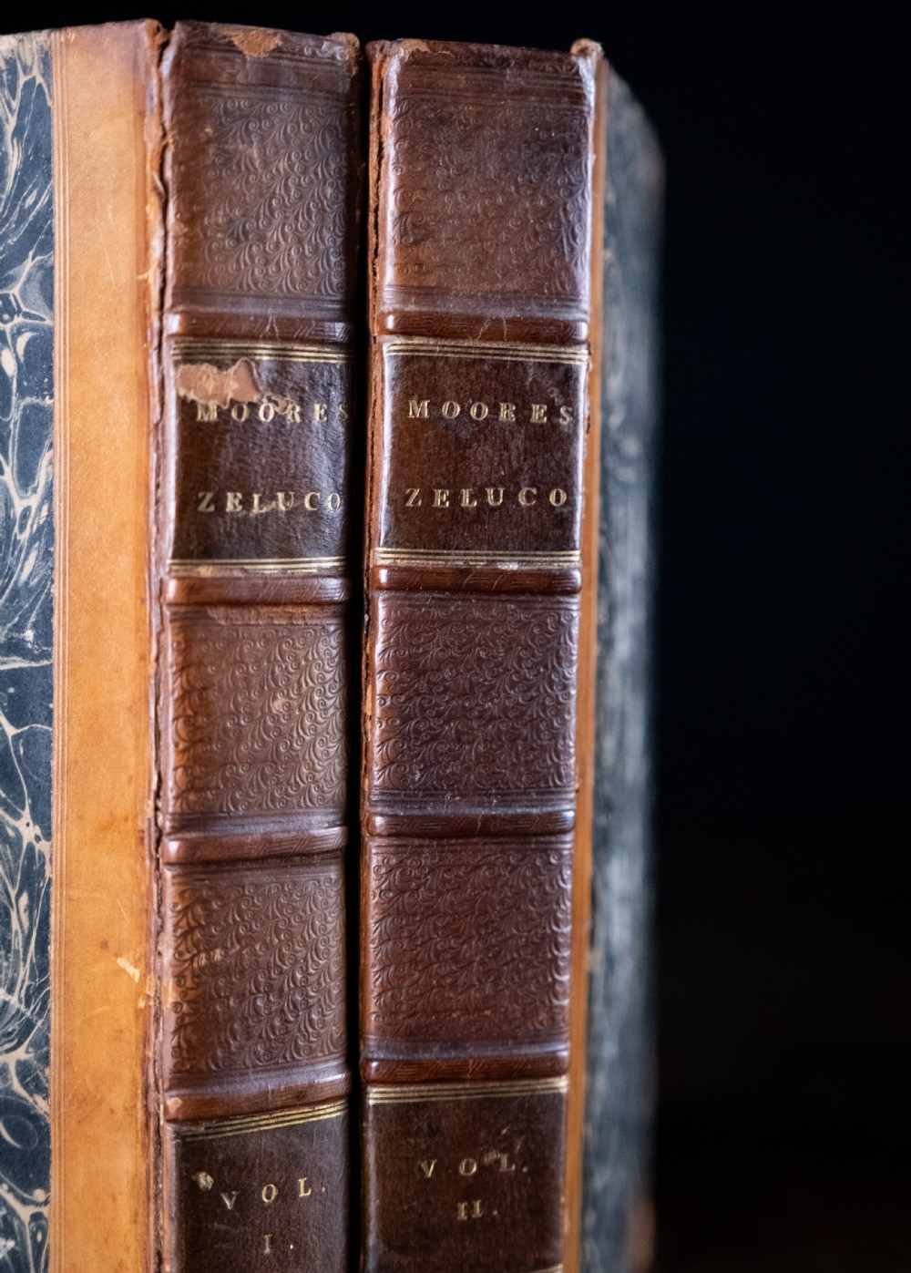 1789 Zeluco, Various Views Of Human Nature by John Moore. First Edition. Book Set. View II