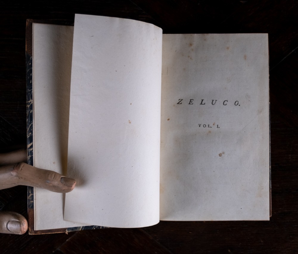 1789 Zeluco, Various Views Of Human Nature by John Moore. First Edition. Book Set. View VII