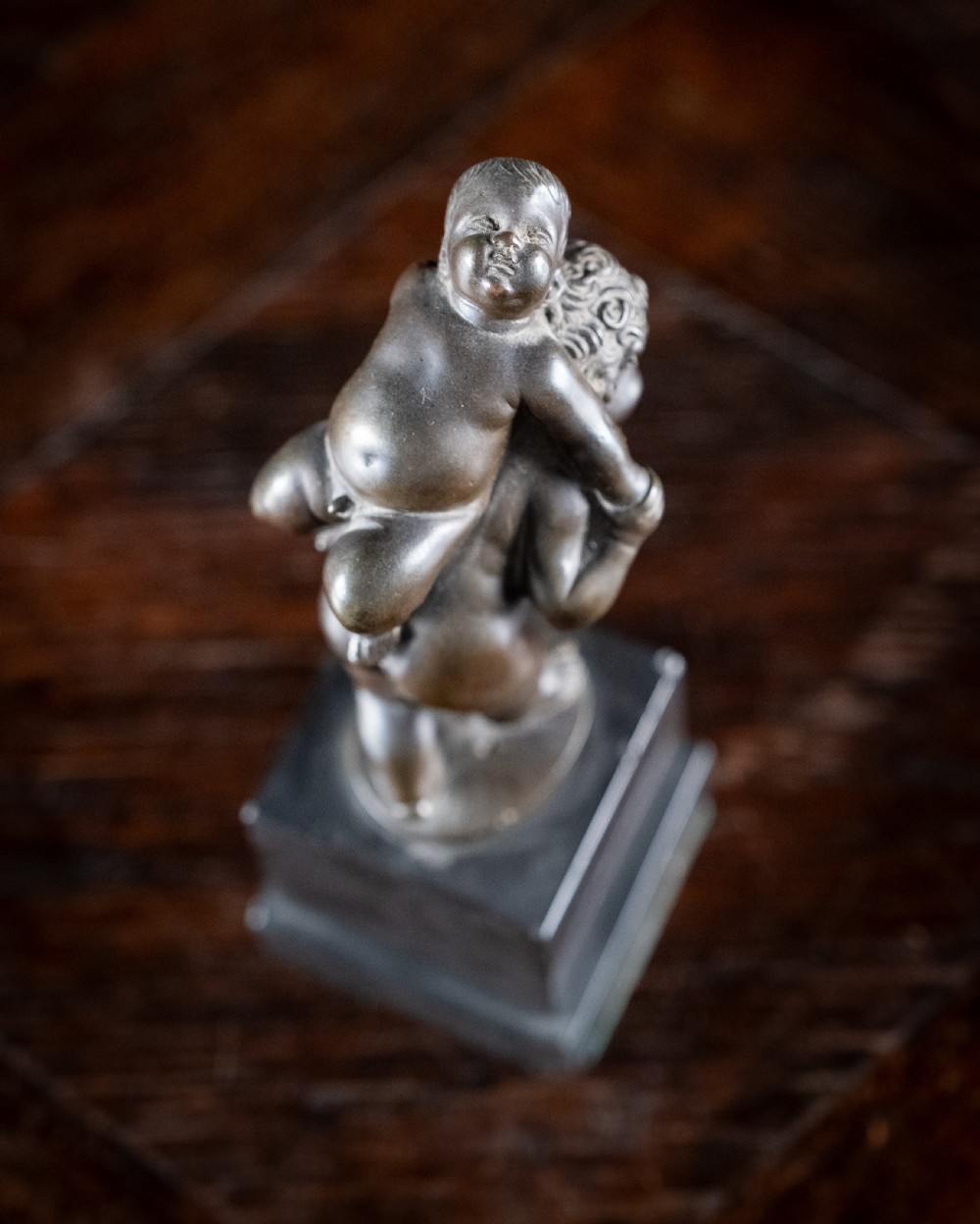 Bronze Putti Playing Piggyback After Leonhard Kern (1588-1662) View VI