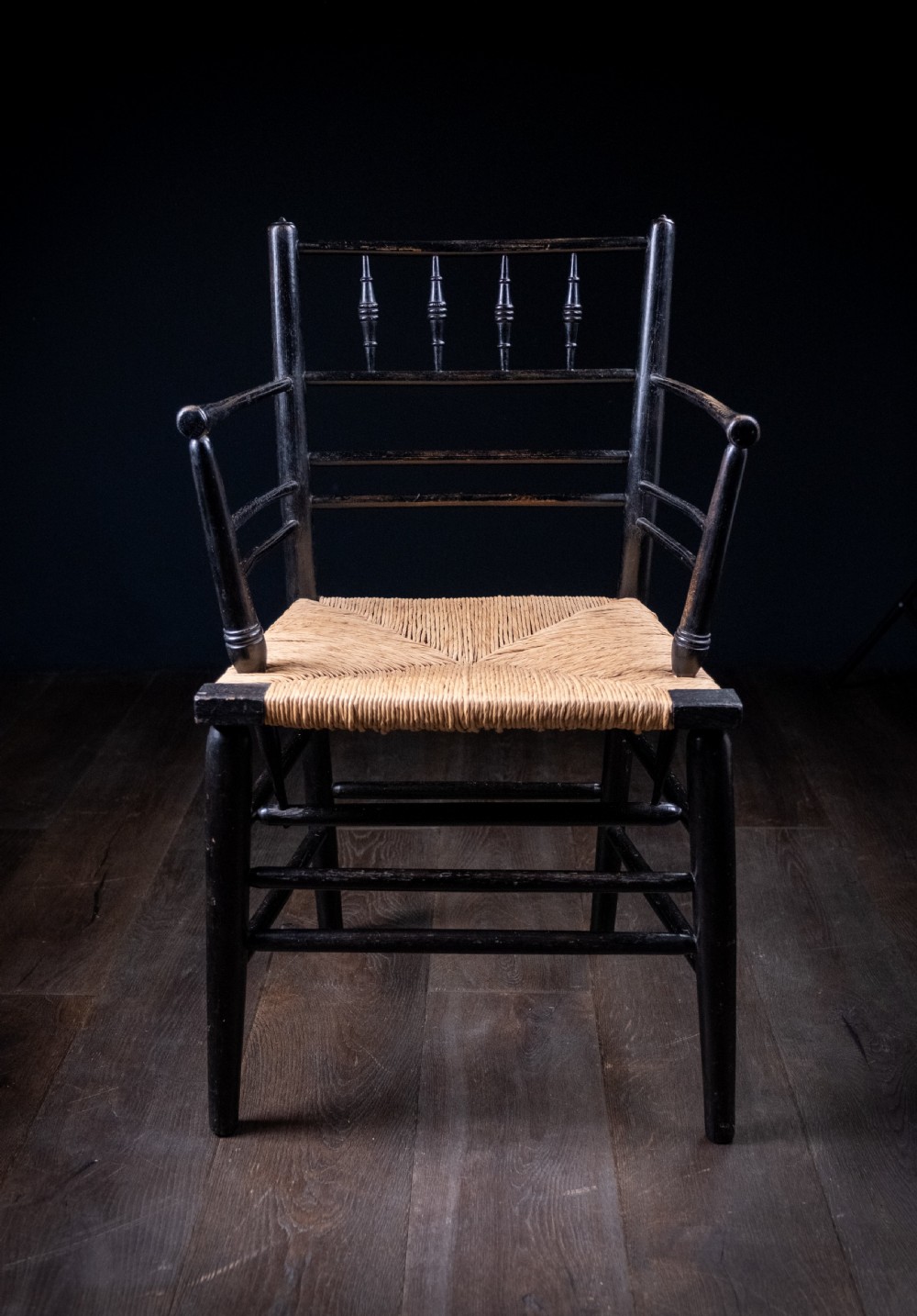 19th Century Morris & Co Sussex Chair View II