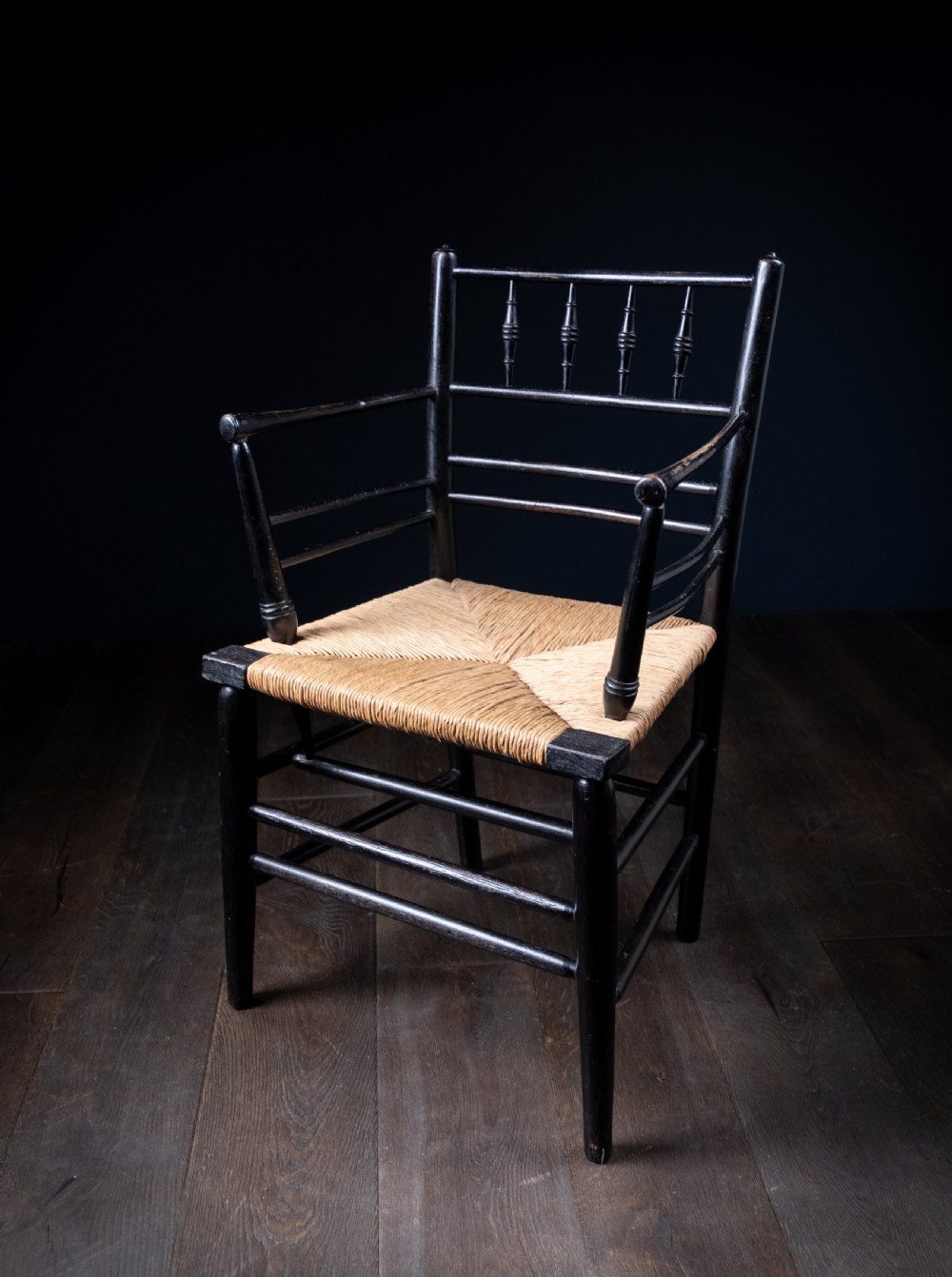 19th Century Morris & Co Sussex Chair View III