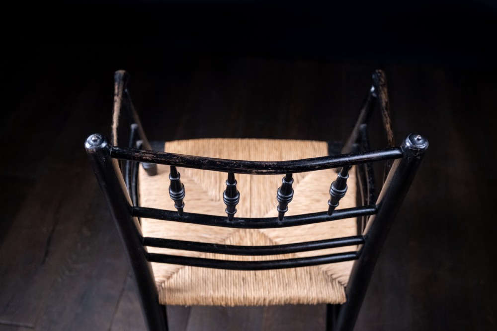 19th Century Morris & Co Sussex Chair View IX