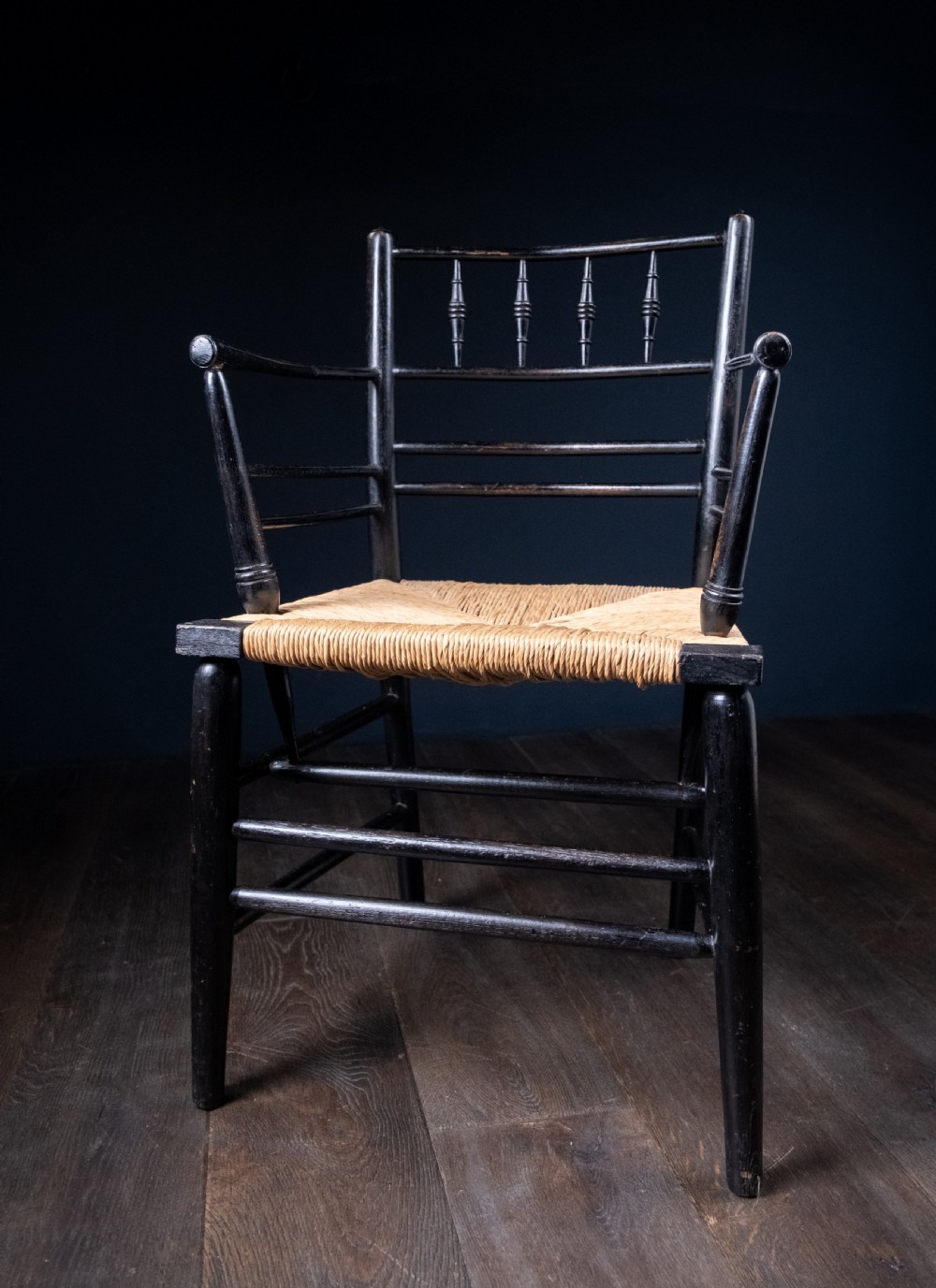 19th Century Morris & Co Sussex Chair View XI