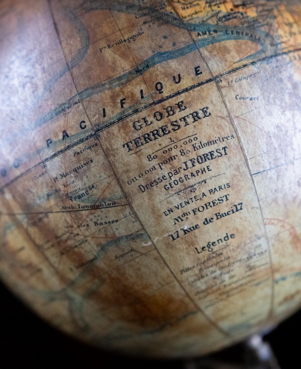 Globe Terrestre by J Forest Of Paris, c.1890 View V