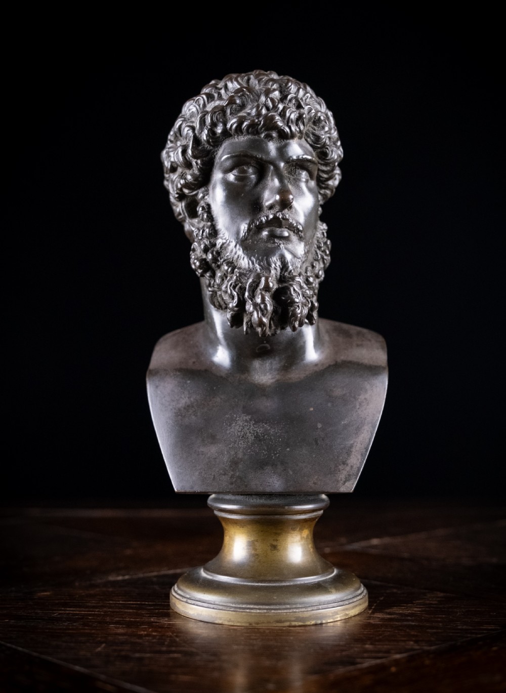Bronze Bust of Lucius Verus (130–169 AD) View II