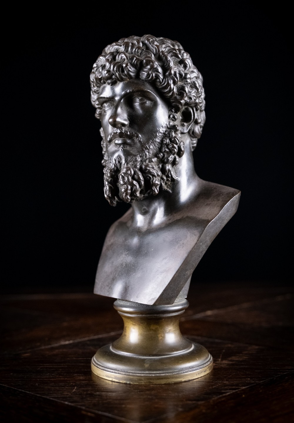 Bronze Bust of Lucius Verus (130–169 AD) View III