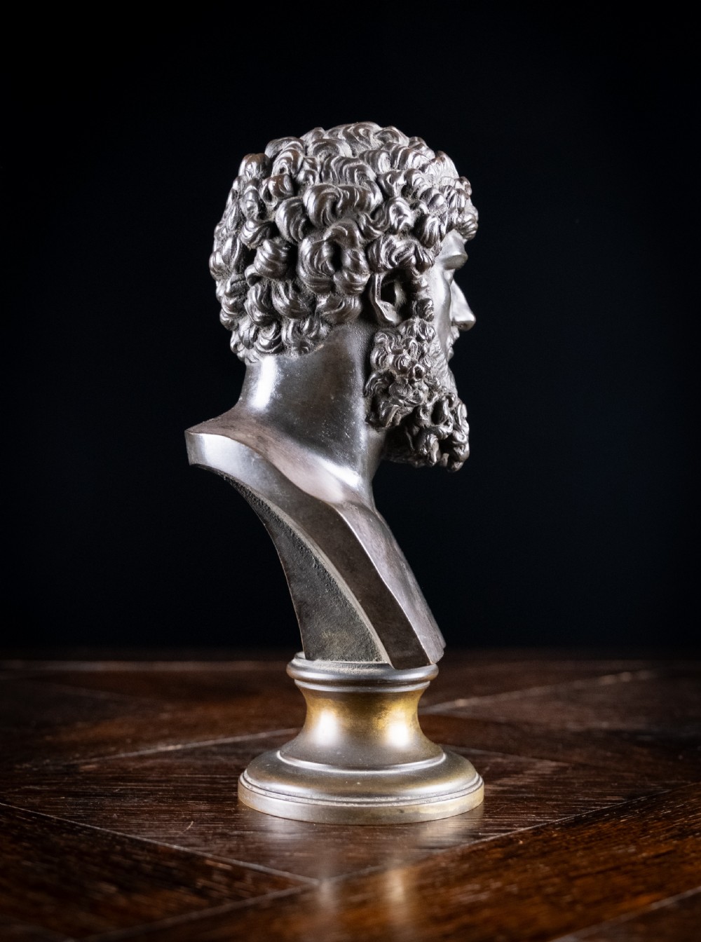 Bronze Bust of Lucius Verus (130–169 AD) View VII