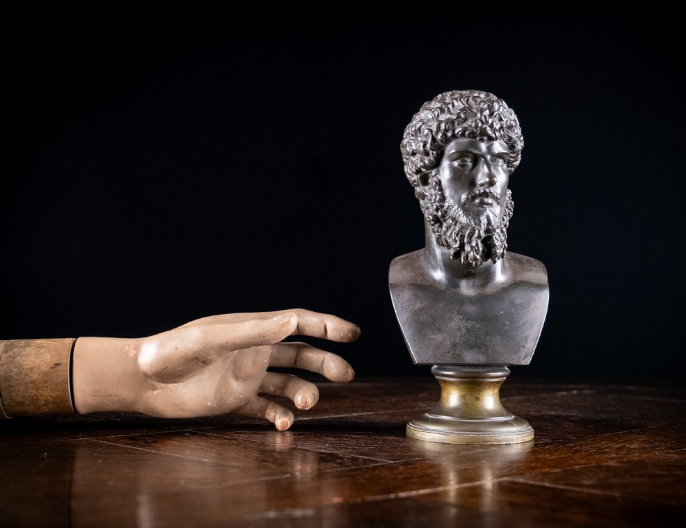 Bronze Bust of Lucius Verus (130–169 AD) View XIII