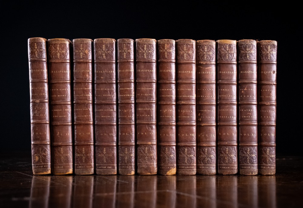 1807 The Plays Of William Shakespeare In 12 Volumes (Book Set)