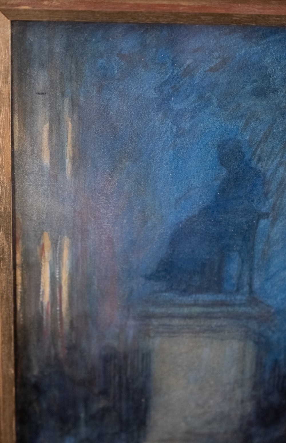 Statue Of Sir Walter Scott, Edinburgh. Gouache. (Scottish School) View II