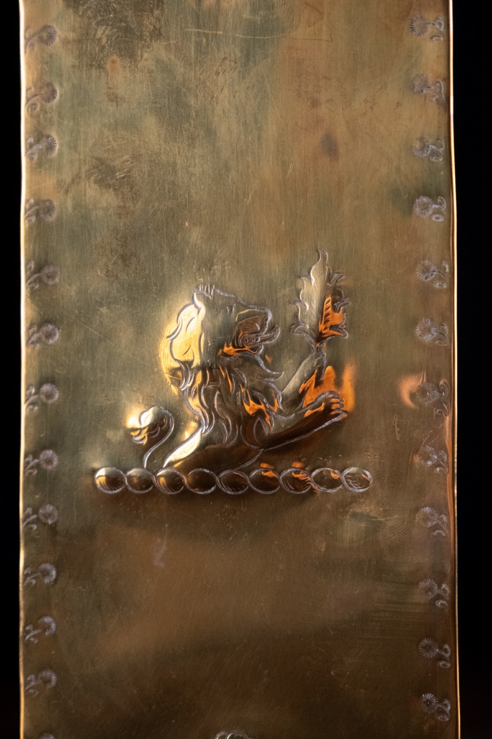19th Century Brass Wall Reflector Candle Holder View III