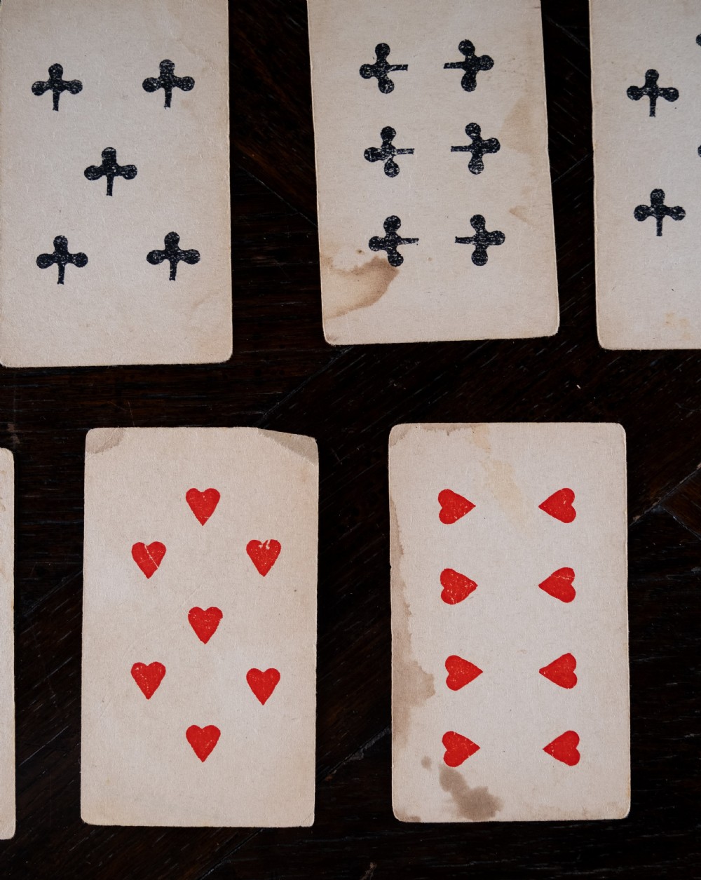 Early 20th Century Handmade Playing Cards View II