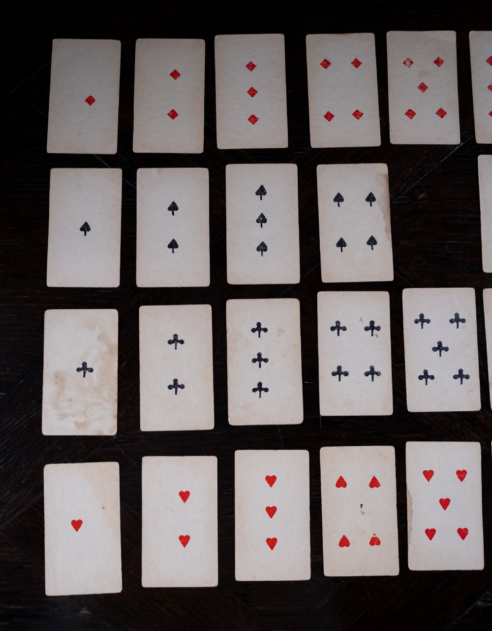 Early 20th Century Handmade Playing Cards View VI