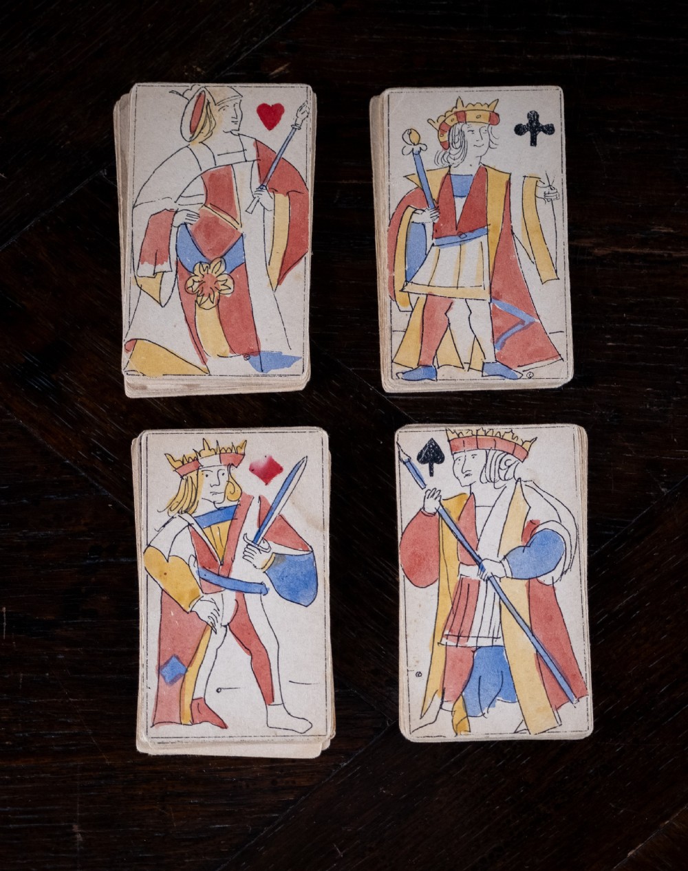 Early 20th Century Handmade Playing Cards View VIII