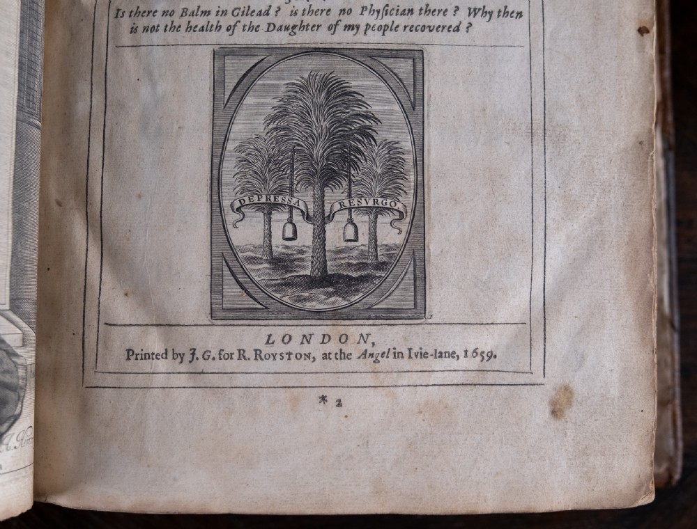 1659 The Tears, Sighs, Complaints and Prayers Of The Church Of England by John Gauden (Leather Bound Book) View XV