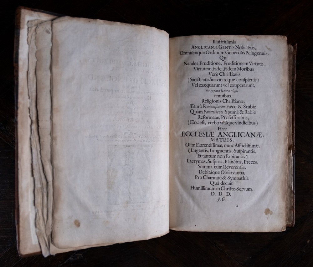 1659 The Tears, Sighs, Complaints and Prayers Of The Church Of England by John Gauden (Leather Bound Book) View XVI
