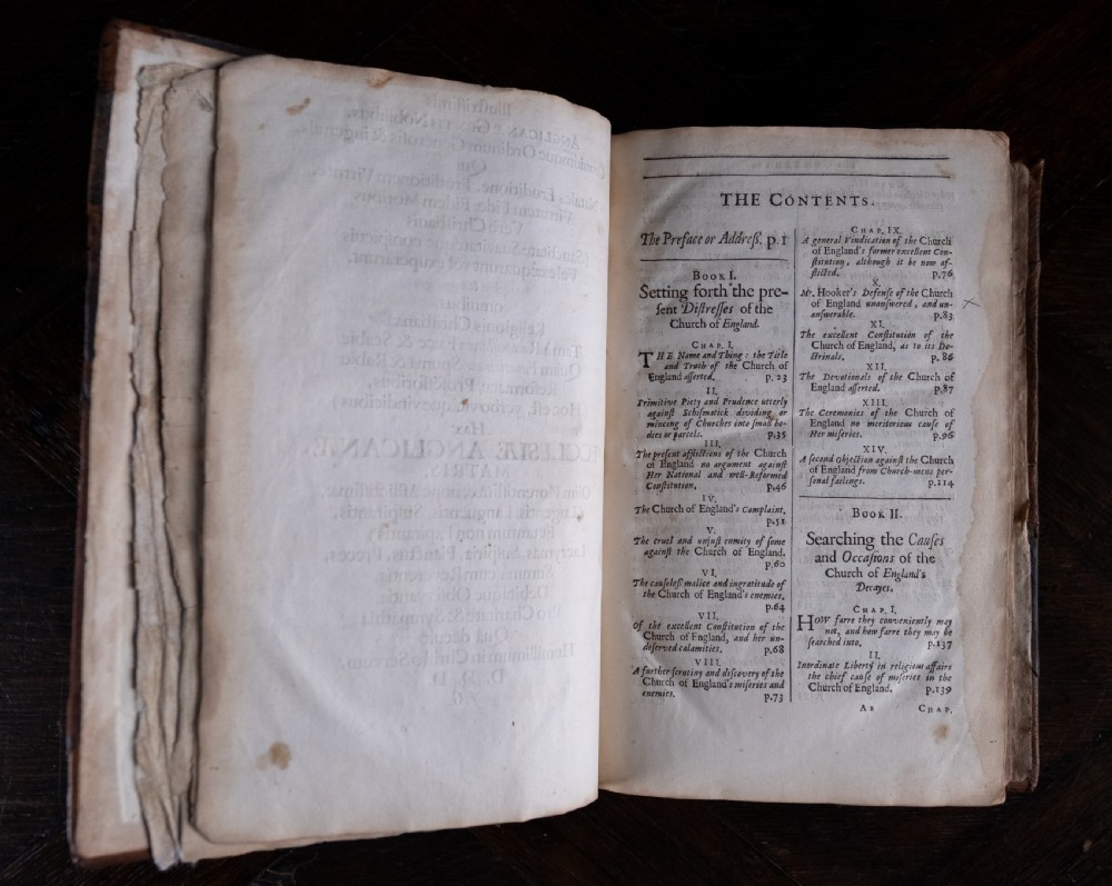 1659 The Tears, Sighs, Complaints and Prayers Of The Church Of England by John Gauden (Leather Bound Book) View XVII