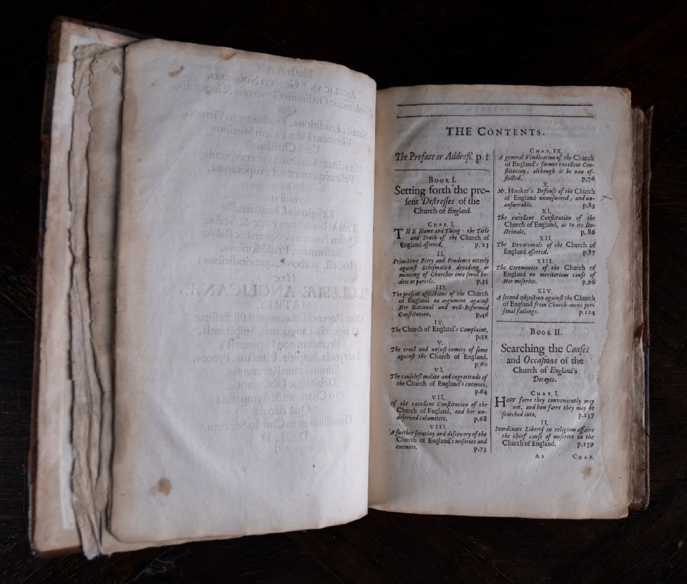 1659 The Tears, Sighs, Complaints and Prayers Of The Church Of England by John Gauden (Leather Bound Book) View XVIII