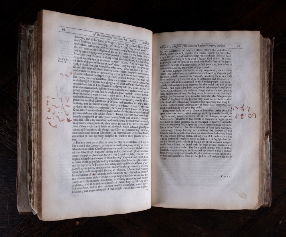 1659 The Tears, Sighs, Complaints and Prayers Of The Church Of England by John Gauden (Leather Bound Book) View XX