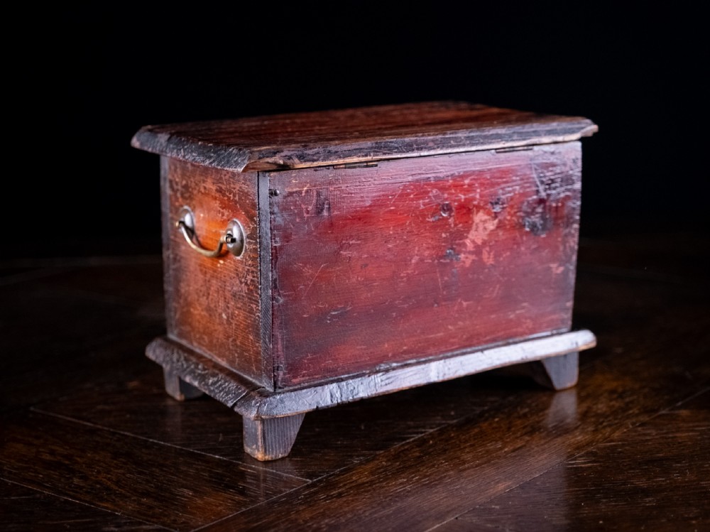 'William Hall's Wee Chest 1893', Scottish Folk Art Pine Chest View XI