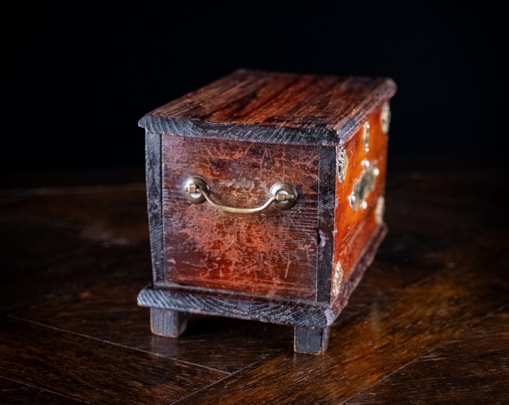 'William Hall's Wee Chest 1893', Scottish Folk Art Pine Chest View XIII