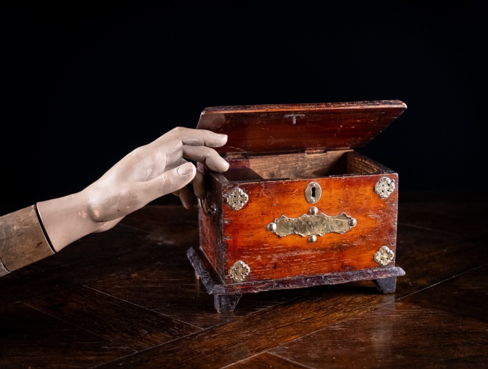 'William Hall's Wee Chest 1893', Scottish Folk Art Pine Chest View XIV