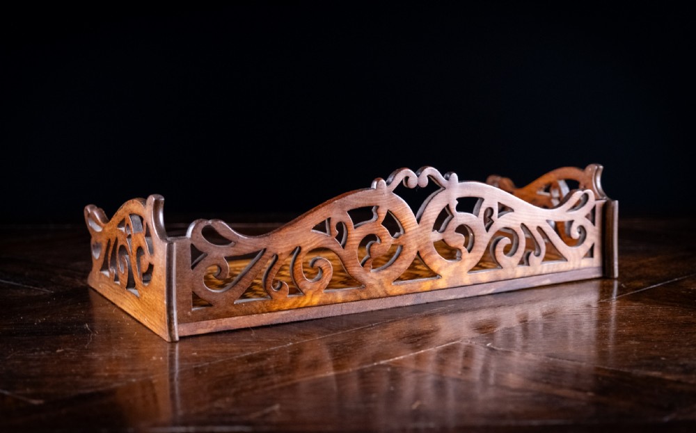 Rosewood & Tunbridgeware Folding Book Stand, c1860 View VII
