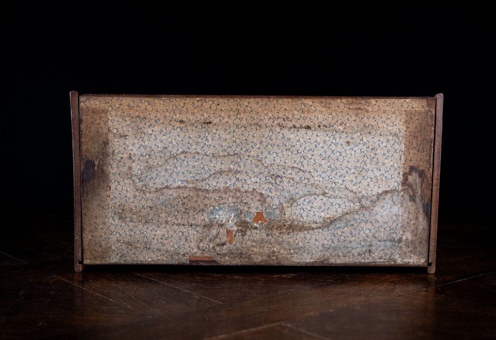 Rosewood & Tunbridgeware Folding Book Stand, c1860 View XII