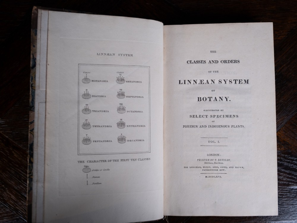 1816 The Linnaean System Of Botany. First Edition. Book Set.  View X