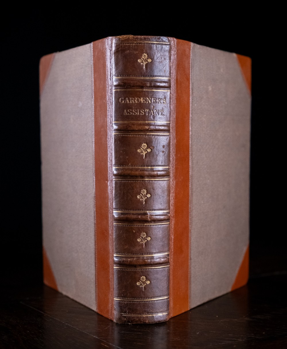 c.1859 The Gardener's Assistant by Robert Thompson (Leather Bound Book)