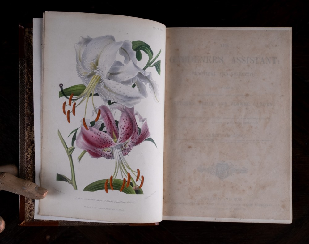 c.1859 The Gardener's Assistant by Robert Thompson (Leather Bound Book) View VII