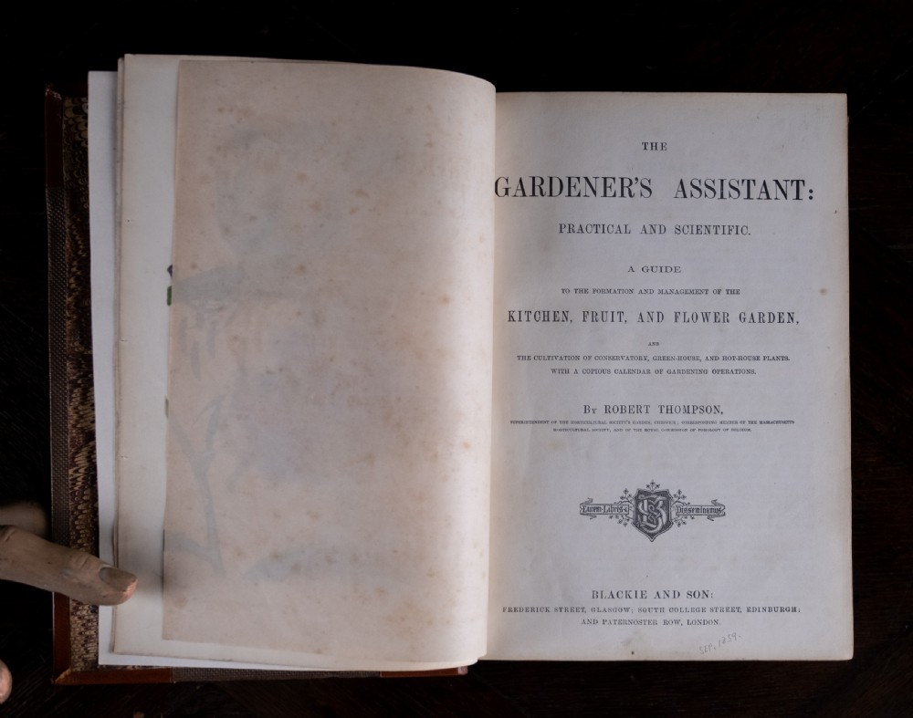 c.1859 The Gardener's Assistant by Robert Thompson (Leather Bound Book) View VIII