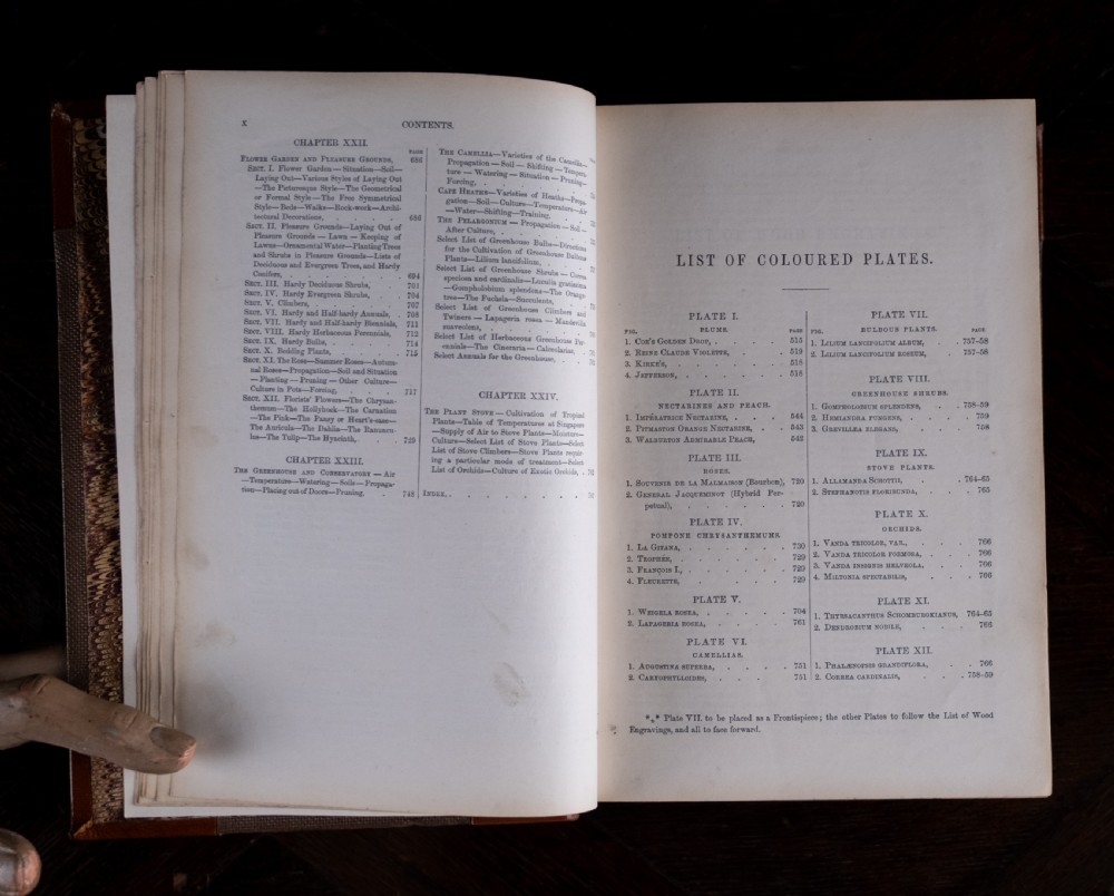 c.1859 The Gardener's Assistant by Robert Thompson (Leather Bound Book) View XI