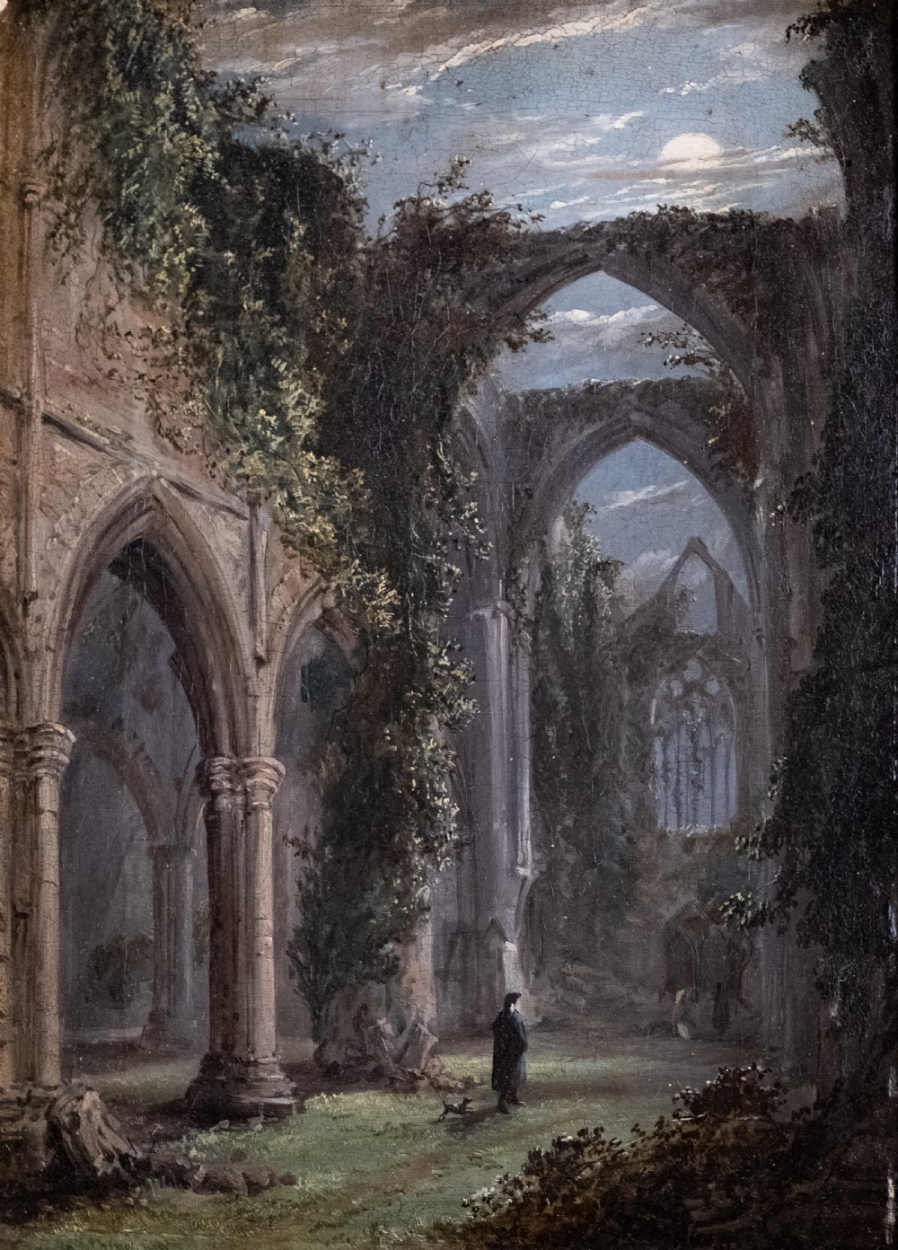 Tintern Abbey by Hopkins Horsley Hobday Horsley (1807-1890). Oil On Canvas. View III