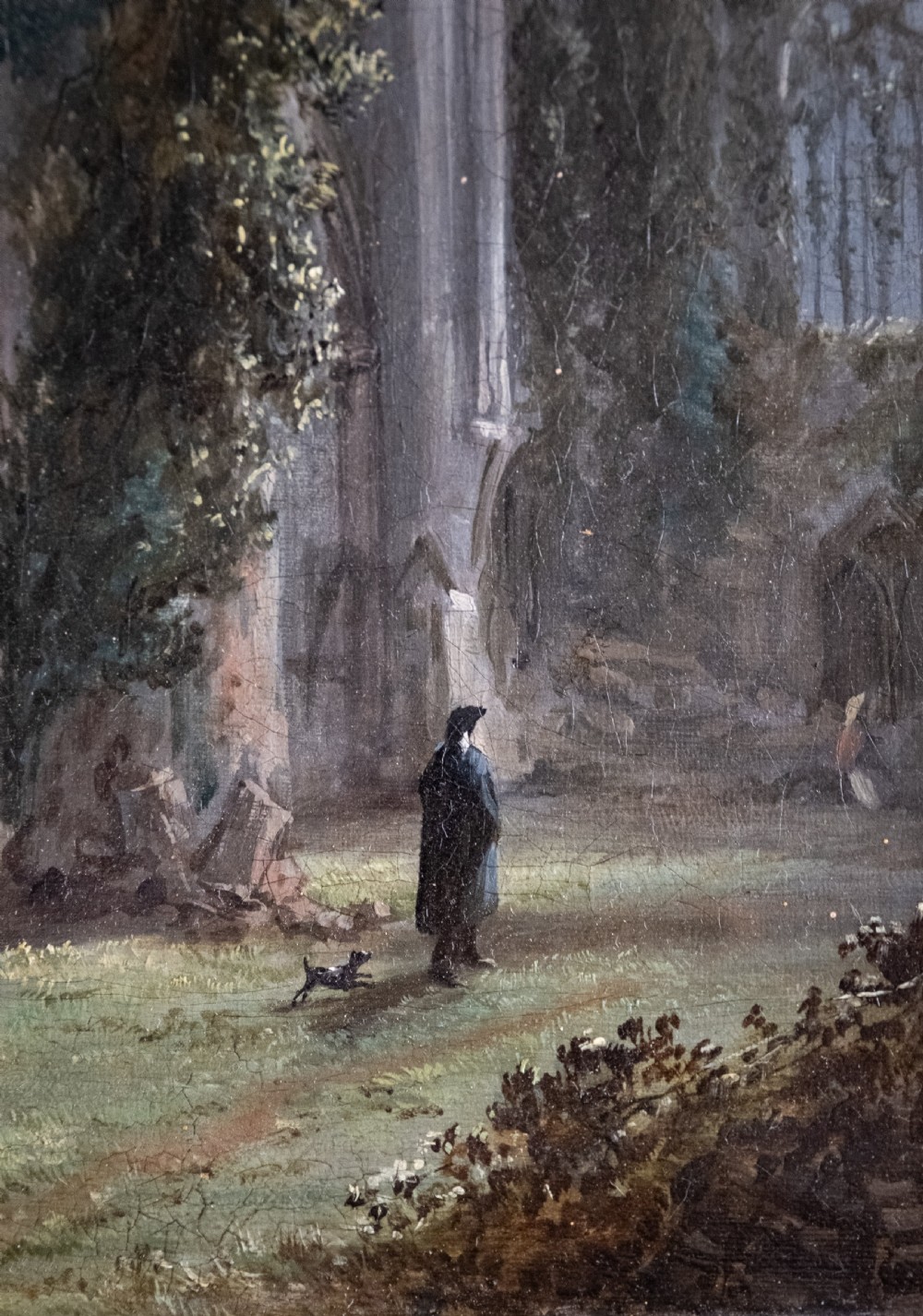 Tintern Abbey by Hopkins Horsley Hobday Horsley (1807-1890). Oil On Canvas. View IV