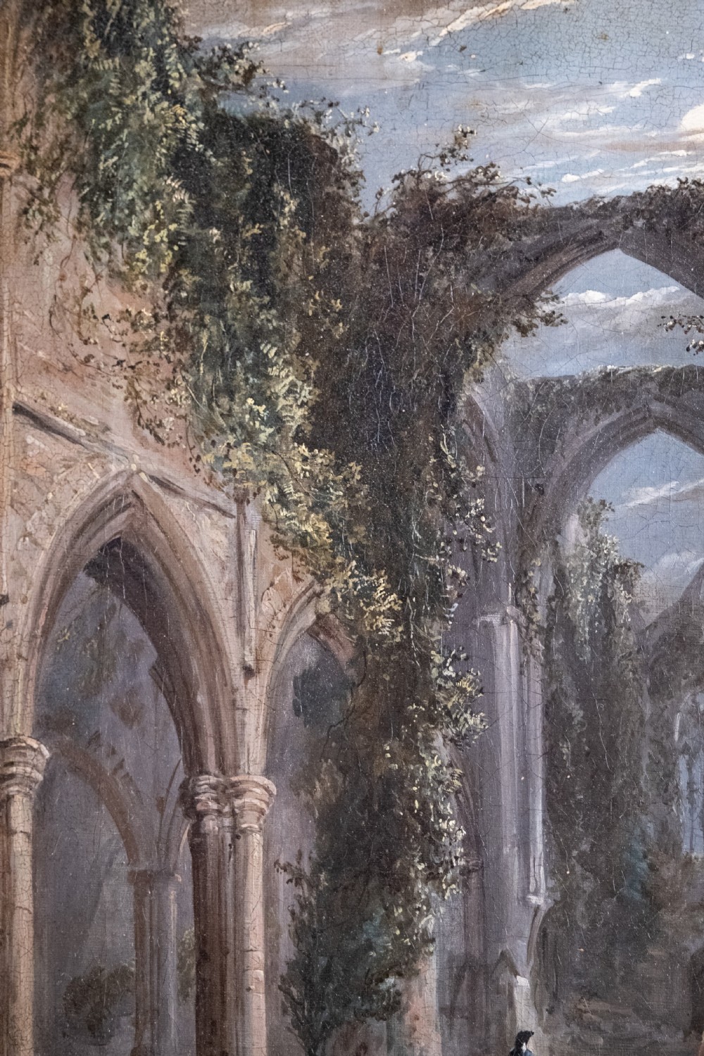 Tintern Abbey by Hopkins Horsley Hobday Horsley (1807-1890). Oil On Canvas. View VIII