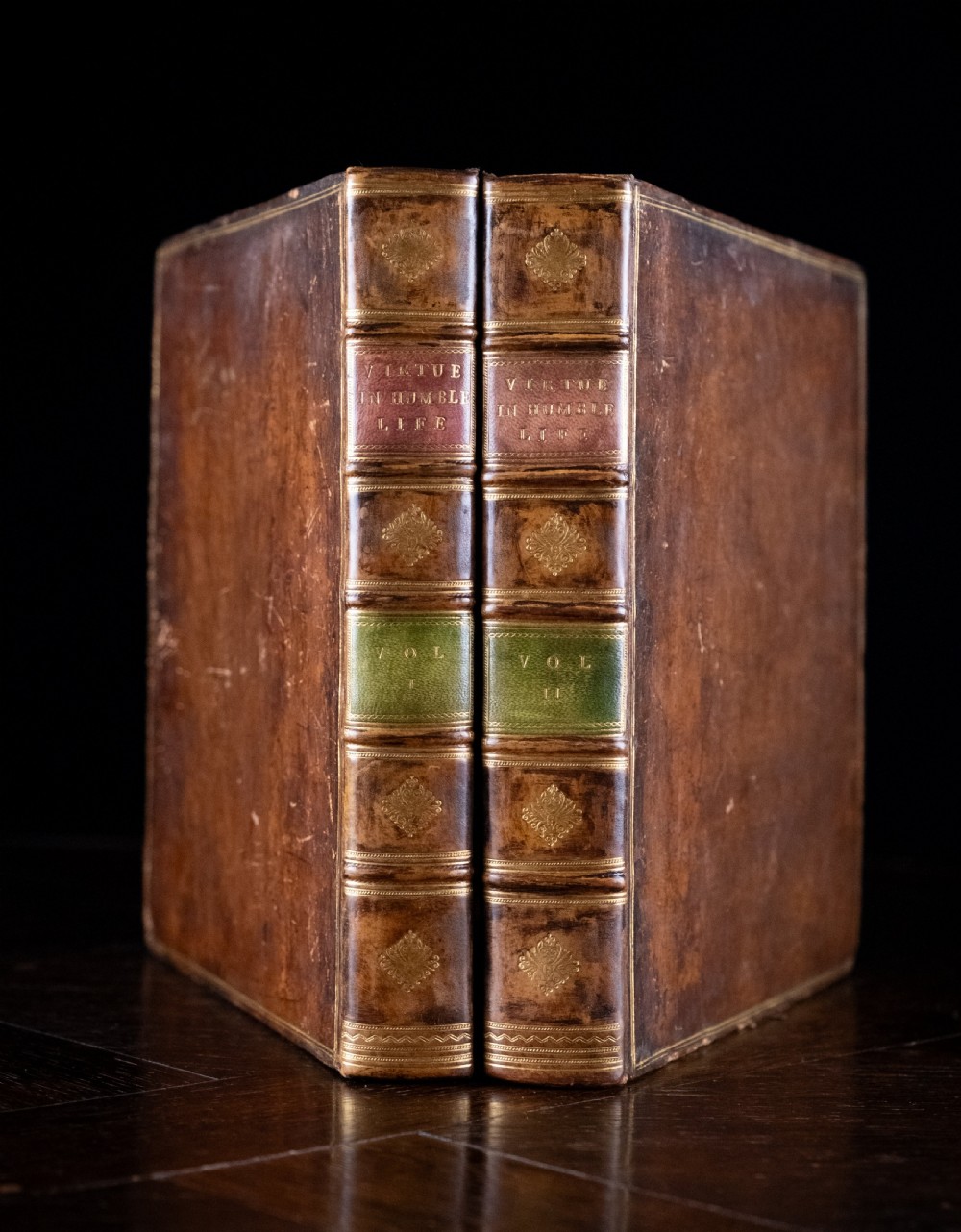 1777 Virtue In Humble Life by Jonas Hanway. 2 Vols. (Book Set)