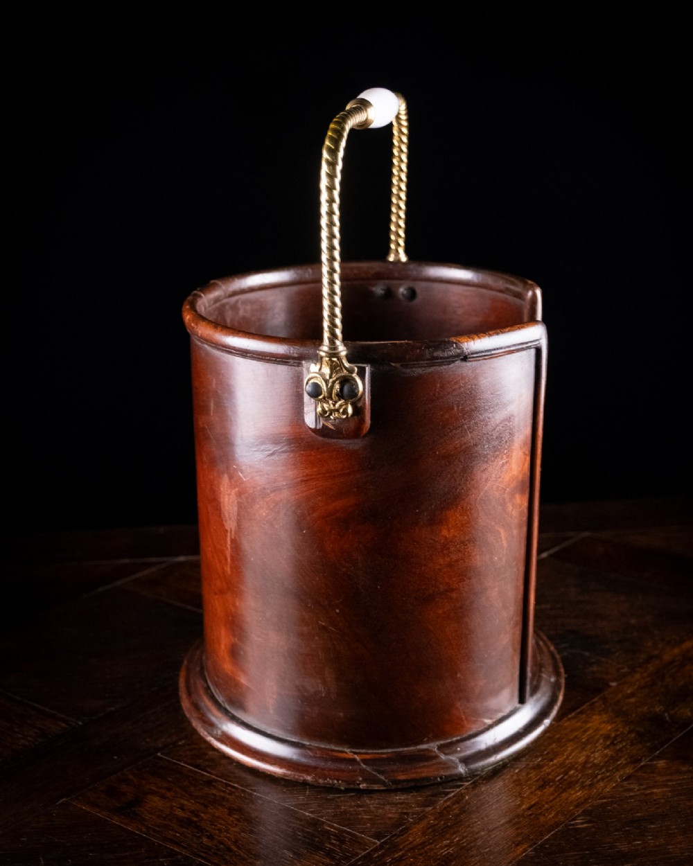 Hussey's Mahogany Plate Bucket, c.1860 View II
