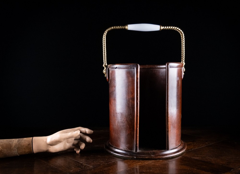 Hussey's Mahogany Plate Bucket, c.1860 View XII
