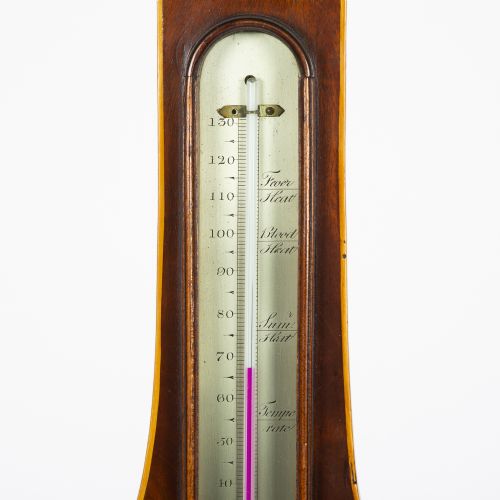 MAHOGANY BAROMETER BY VECCHIO CO OF SHAFTSBURY - ADDITIONAL PHOTO 4