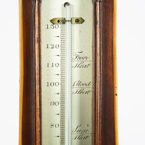 MAHOGANY BAROMETER BY VECCHIO CO OF SHAFTSBURY - ADDITIONAL PHOTO 5