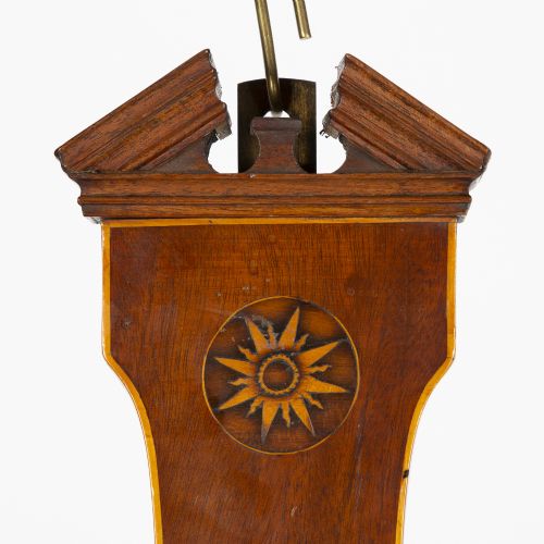 MAHOGANY BAROMETER BY VECCHIO CO OF SHAFTSBURY - ADDITIONAL PHOTO 6