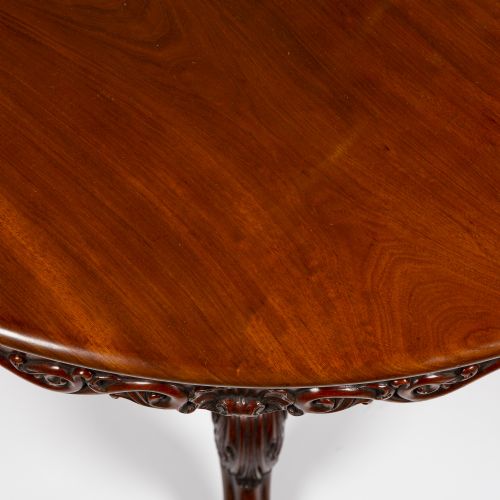 CARVED MAHOGANY CENTRE TABLE - ADDITIONAL PHOTO 2