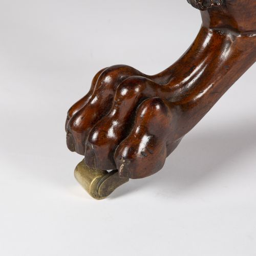 CARVED MAHOGANY CENTRE TABLE - ADDITIONAL PHOTO 7