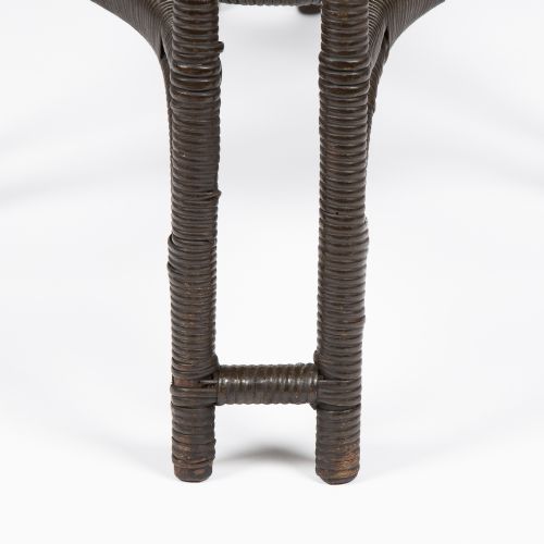 OAK RATTAN OVAL TABLE - ADDITIONAL PHOTO 8