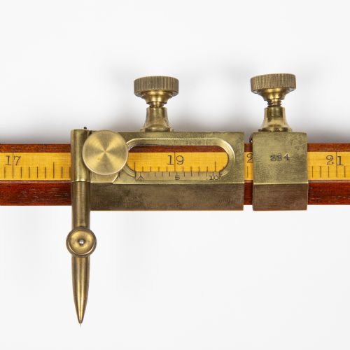 WWI ERA WOOLWICH PATTERN 26 INCH BEAM COMPASS - ADDITIONAL PHOTO 5
